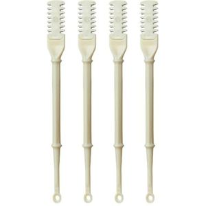 2Head Handleiding Neus Haar Trimmer Roterende Neus Haar Cutter Met Oor Pickers Draagbare Neusgat Hair Remover Tool Geschenken