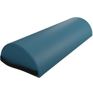 ZEN – Grote halve rol voor massagestoelen en therapielliggers 60x23x11cm – lagerrol voor voet- en kniegewrichten – knierol halfrond voor opslag in rug- en zijligging – massage-accessoires Teal
