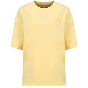 FILA Oversized T-shirt voor dames, geel (pale banana), L