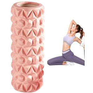 Foam Roller - Medium Density Deep Tissue Massager voor spiermassage, hoge dichtheid, gestructureerd en hol, Sellf Myofasciale release voor rug- en beenspieren en diepe weefselspieren
