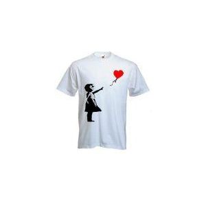 Banksy ballon meisje mannen T-Shirt