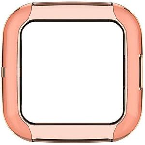 cuffslee Smart Horloge Gevallen Smart Horloge Beschermende Shell Ultradunne Zachte TPU Protector Case Cover Siliconen Gevallen Voor Fitbit Versa 2