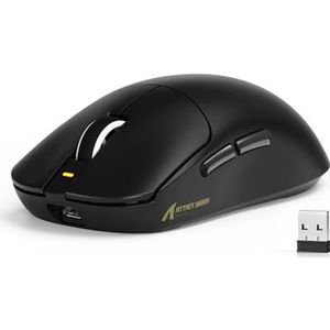 MAMBASNAKE X ATTACK SHARK X8SE 55g draadloze gamingmuis, ultralicht, tot 25.000 dpi, sensor PAW3311, driemodus BT/2.4G/USB-C, 80 miljoen klikken, versnelling 40G, 500 mAh, webdriver, voor Win
