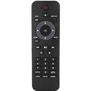 Vervangende afstandsbediening, afstandsbediening voor dvd-speler Hoogwaardige dvd-afstandsbediening, geschikt voor dvd-speler zwart