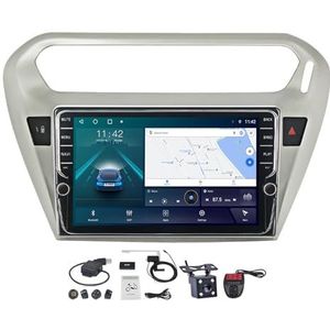 Android 11 Auto Stereo MP5 Player 9'' Screen Autoradio Voor Peugeot 301/Citroen C-Elysee 2012-2016 Ondersteunt Car-play Android Auto/BT/FM RDS DAB+ Radio/Mirror Link/Stuurbediening (Size : K300S)