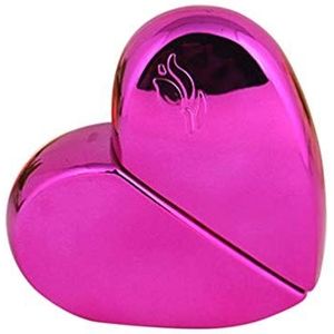 VICASKY 25 ML Parfum Verstuiver Fles Hartvorm Hervulbare Lege Mist Spray Flessen Water Lotion Vloeibare Container Dispenser voor Cosmetische Schoonmaakproducten Paars, roze, Medium,