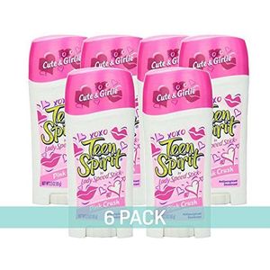 Teen Spirit Antiperspirant Deodorant, Pink Crush, 1.4 Ounce Stick van Lady Speed Stick