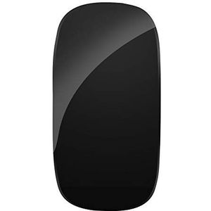 Draadloze muizen, TM-823 Hoge gevoeligheid 1200 DPI 2,4 GHz draadloze touchmuis Nauwkeurige positionering met USB-ontvanger, voor laptop Note/pc-computer(zwart)
