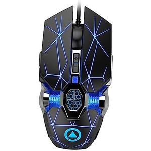 Optische muis laptop muis notebook laptop computer muis gaming muis voor laptop Latop Lapdesk Ssd laptop snoermuis bedrade computer gaimg laptop mechanische muis Abs Mute (kleur: zwart, maat: 1