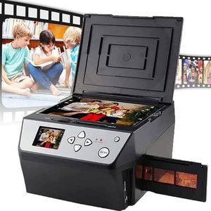 Multifunctionele Digitale Filmfotoscanner - 5 Inch LCD-scherm - Converteert 135 Film/35 mm Dia/110 Film/Foto/Document/Visitekaartje naar Digitale JPG-bestanden