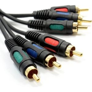 kenable Component Video RGB YUV 3 Phonos naar 3 RCA Phono Kabel Lood 1,5 m [1,5 meter]