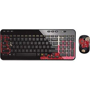 draadloos mechanisch toetsenbord, draadloos toetse 2,4 GHz uitvalvrije verbinding Lange batterijduur