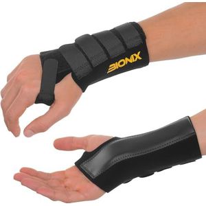 Polssteun - verstelbare en ademende polsbrace spalk - perfect voor carpale tunnel, artritis, tendinitis, verstuikingen, nachtgewrichtspijn en meer (rechts, M)