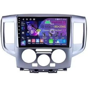 9 Inch 2 Din Android 15 Autoradio voor Nissan NV200 2014-2018 met CarPlay AHD Omgekeerd beeld Bediening op het stuur Bluetooth GPS navigatie FM Radio WiFi(C4 8+256G)