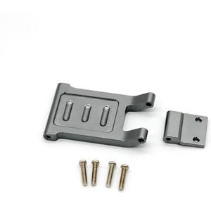 For WLtoys 124016 124018 1/12 RC model afstandsbediening auto metalen upgrade accessoires achterbumper LC RACING EMB-DTH(Light Grey)