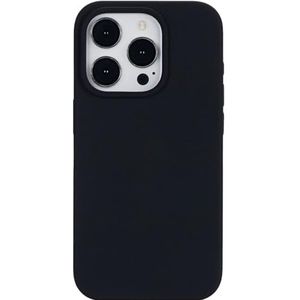 eSTUFF Infinite Rome iPhone 15 Pro Silicone Case voor Magsafe, W128407520 (Silicone Case voor MagSafe Charging Black 100% Gerecycled Silicone)