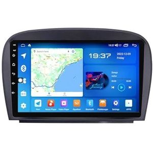 Android 11 Dubbel Din Stereo Auto Multimedia Radio Voor Mercedes Benz R230 SL SL500 2001-2007 9 Inch Dubbel Din Auto Stereo Head unit Ondersteuning 4G WIFI Bluetooth Stuurbediening Carplay(A300S 4G+WI