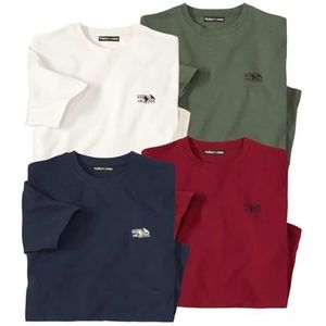 ATLAS FOR MEN - Set van 4 T-shirts Atlas® - M