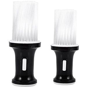 2 stuks kapperskwast, nekkwast, kappersborstel, professionele veelzijdige kappersborstel, kapperskwast, hals, schoon, zacht, kapsalon, haarborstel, barper gereedschap