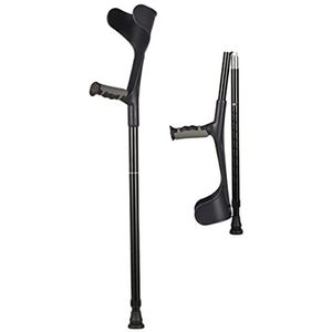 onderarmkrukken, Opvouwbare krukken, lichtgewicht armkrukken, elleboogkrukken met antislip rubberen doppen. Ideaal for op reis of op het werk. Houd hier rekening mee.