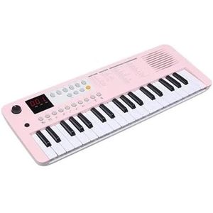 student elektronisch toetsenbord Muzikale Toetsenbordcontroller Analoge Synthesizer Muziekinstrumenten Digitale Elektronische Piano (Color : Pink)