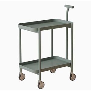 Movable Side Table，Sofa side table，Bedroom Sside Table，Small coffee table，Storage Rack，Trolley，Open Storage，for Small Spaces，Bedroom，Living Room，Black，White，Green(Green)