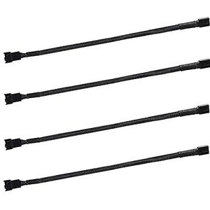 TsoLay 4 stuks serie 4-polige PWM ventilator uitbreiding stroomkabel connector behuizing mannelijke verlengkabel voor ventilator 4-pins/3-polig