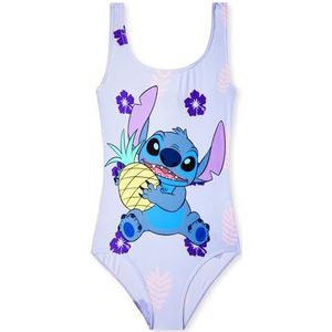 Disney - Stitch - Badpak - Lila - Eendelig - Voor Meisjes 2-14 Jaar