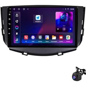 Android 12 autoradio 9"" Touchscreen Auto Stereo voor Lifan X60 2011-2016 Ingebouwde Carplay Android Auto Ondersteunt WiFi GPS Bluetooth USB Stuurbediening/Mirror Link(XY8 8Core 8+128G)