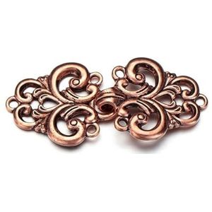 Shirt Cinch Swirl Clip Cape Clips, Sjaal- en cardiganclips for dames meisjes, 3-pack, veelkleurig(2-antique Copper)