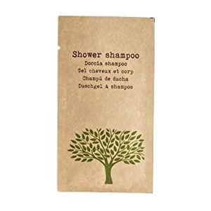 Doucheshampoo zak 10 ml - lijn Natura - verpakking 150 stuks