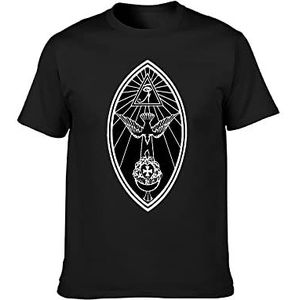 Ordo Templi Orientis Oto Sign Church 666 Satan Aleister Crowley Circle Mens T-Shirt Graphic Unisex Tee Shirt XXL