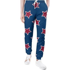 American Flag Stars-01 Heren Joggingbroek Casual Joggers Broek Atletische Lounge Broek Met Zakken Voor Vrouwen