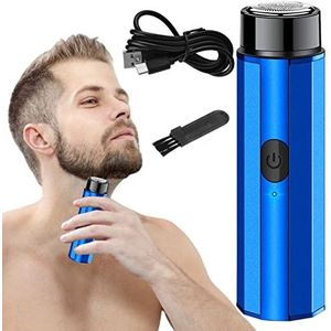 -shave Draagbaar Elektrisch Scheerapparaat, Elektrisch Scheerapparaat Voor Mannen, Gezichtshaarverwijderaar Voor Dames, USB Oplaadbaar Elektrisch Pijnloos Scheerapparaat, Wasbaar