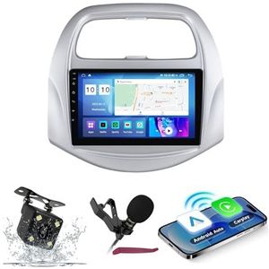 Android 14 Autoradio Navi voor C-hevrolet Spark Beat (2018-2020) 9 ""Schermradio met draadloze carplay Android Auto GPS Navigatieondersteuning Bluetooth 5.0 HIFI FM 5G-WiFi SWC MIC,M200s