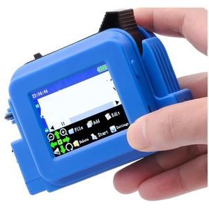 Mini Handheld Inkjet Printer 12.7mm Met Sneldrogende Inkt for Tekst QR Barcode Batchnummer Logo Datum Label printer voor Tekst Barcode Datum Tijd, etc(Non Cartridge)