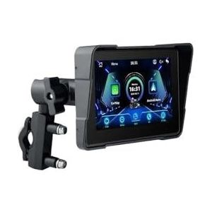 Draagbare 5 inch motorfiets GPS-navigatie Draadloze CarPlay Android Auto DVR Drive Recorder Moto Monitor WIFI(MTC-13-DVR)