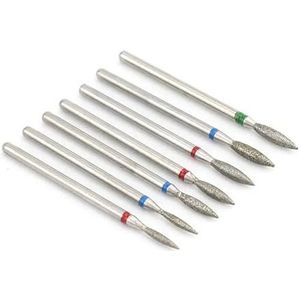 Een spijkerboor Set van 7 diamantnagelboortjes for manicure en het reinigen van nagelriemen(No9)