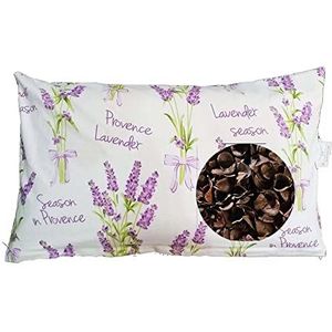 Boekweitkussen, kussen met boekweitschaal (L1, 40 x 60 cm) met ritssluiting, boekweitkussen, orthopedisch natuurkussen, met binnen- en buitenkussen, verschillende maten en designs