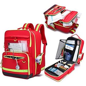 Compacte EHBO-kit Lichtgewicht traumaset Reflecterend ontwerp Medische noodkits voor EMS, kamperen, wandelen, thuiszorg, veldreizen