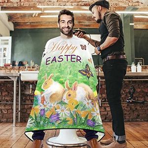 Kapper Cape Gelukkig Pasen Salon Cape Premium Haar Snijden Cape Professionele Kapsel Cape Voor Thuis Herbruikbare Kapper Accessoires 140x168cm