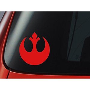 Vinyl Sticker - RED Star Wars Rebellion Logo - Weerstand Crest - Auto, Raam, Muur, Laptop Sticker