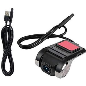 Qiilu Dash Camera, HD 1080P Auto Camera DVR Dashboard Video Recorder, Mini Auto DVR Dash Camera Video Recorder Smart GPS ADAS Driving Recorder