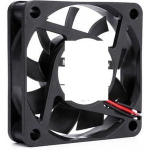 40mm 50mm 60mm 70mm 80mm 92mm 120mm DC 5V 12V 24V Axiale koeling Borstelloze motorbehuizing Stille ventilator 2PIN glijlager(DC6015,12V)