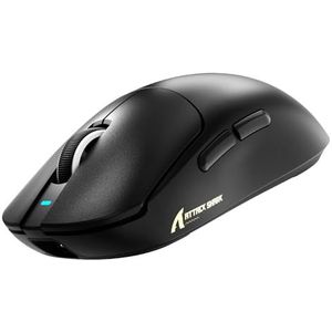 ATTACK SHARK X8PPO 8K Mouse for Large Hand, 55g SUPERLIGHT, PixArt PAW3395PRO Gaming Sensor, BT/2.4G Wireless/Wired, 6 Adjustable DPI up to 40000, 500mAh Battery (Black)