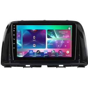 9"" Android 14 Touchscreen Autoradio 2 din met AHD Omgekeerd beeld Bediening op het stuur Bluetooth GPS navigatie Draadloze CarPlay voor Mazda CX-5 2012-2015(Q100(1+32G))