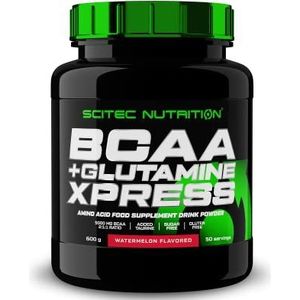 Scitec Nutrition BCAA + Glutamine Xpress, verrijkt met taurine, suikervrij, 600 g, watermeloen