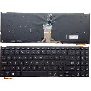 Amerikaanse lay-out voor ASUS P1510 P1510CDA P1510CJA P1510CD laptoptoetsenbord(Black Backlight US)