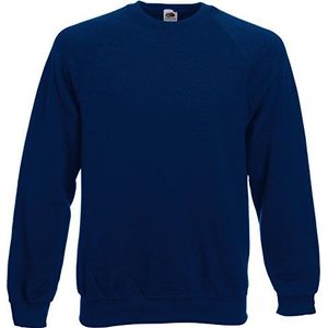 Fruit of the Loom Sweatshirt voor heren, Blauw (zwart), L/Tall