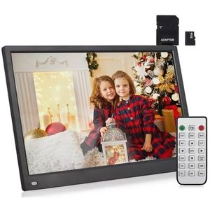 Digitale Fotolijst 15,6 Inch Elektronisch Album 1920 * 1080 IPS-scherm Kerst Verjaardag Kindercadeaus Eenvoudig Delen Momenten(Frame with 32GB)